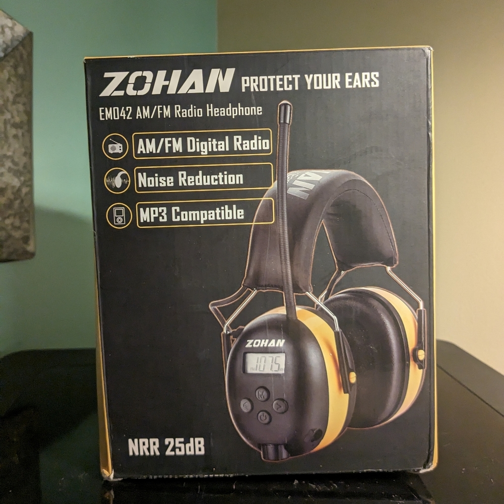 Zohan Ear Protection EMO42 AM/FM Radio Headphone Noise Reduction MP3 Compatible